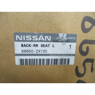 Nissan 88650-ZX10C Seat Back Assembly 88650ZX10C