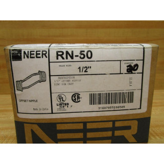 Neer RN-50 12" Offset Nipple RN50 (Pack of 20)