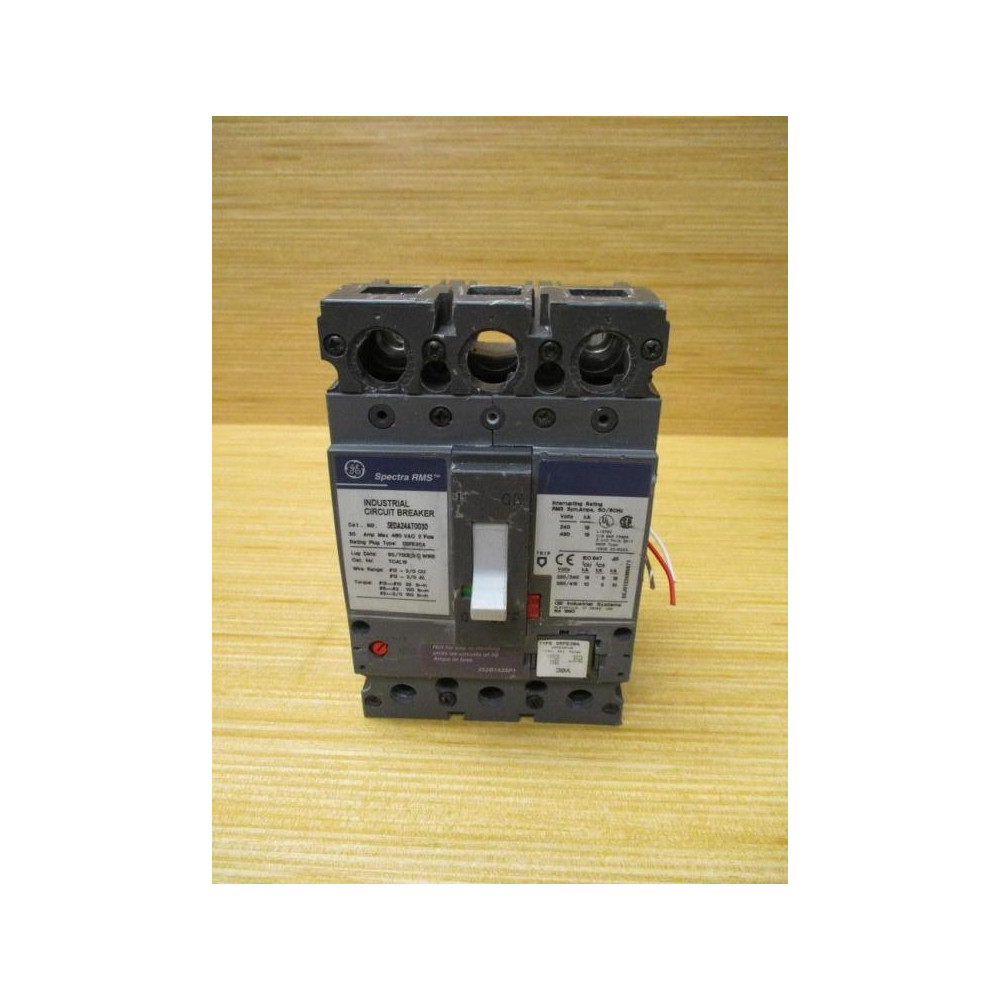 General Electric SEDA24AT0030 Spectra RMS 30A Circuit Breaker GE - Used