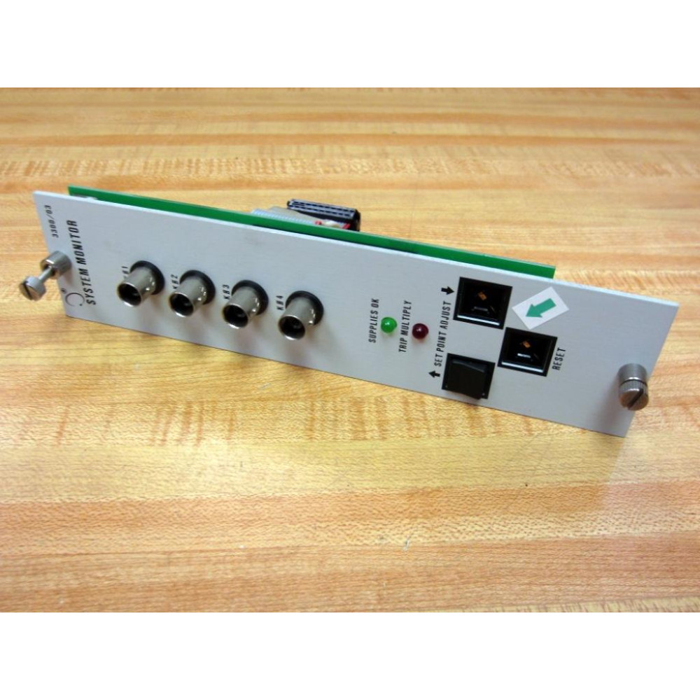 Bently Nevada 3300DSDM 330003 System Monitor Front Panel Board As Is - Parts Only