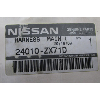 Nissan 24010-ZX71D Main Harness L 24010ZX71D