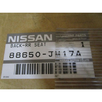 Nissan 88650-JM17A Back-RR-Seat 88650JM17A