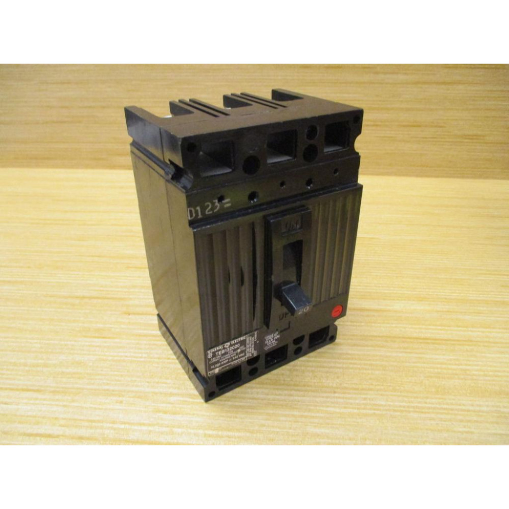 General Electric TEB132020 20A Circuit Breaker GE - Used