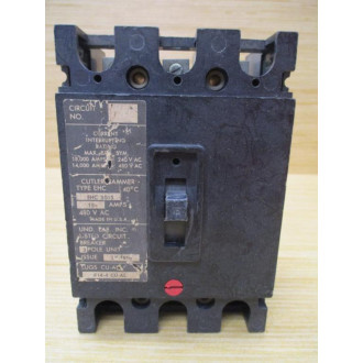 Cutler Hammer EHC 3015 15A Circuit Breaker EHC3015 - Used