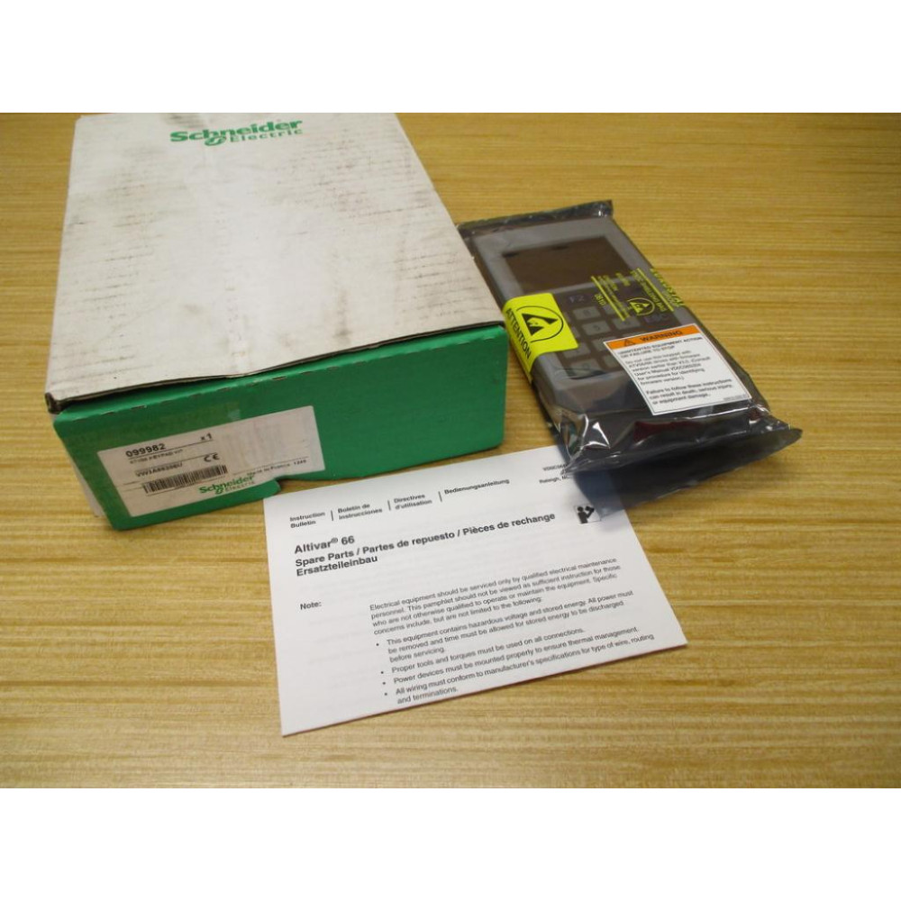 Schneider VW3A66206U Square D Telemecanique ATV66 Keypad Kit 099982