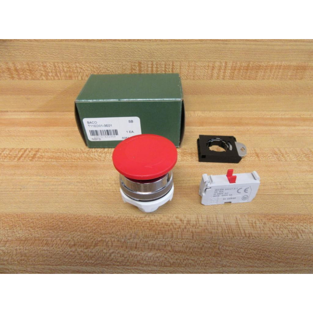 Baco Controls T11ED01-3E01 Push Pull Switch