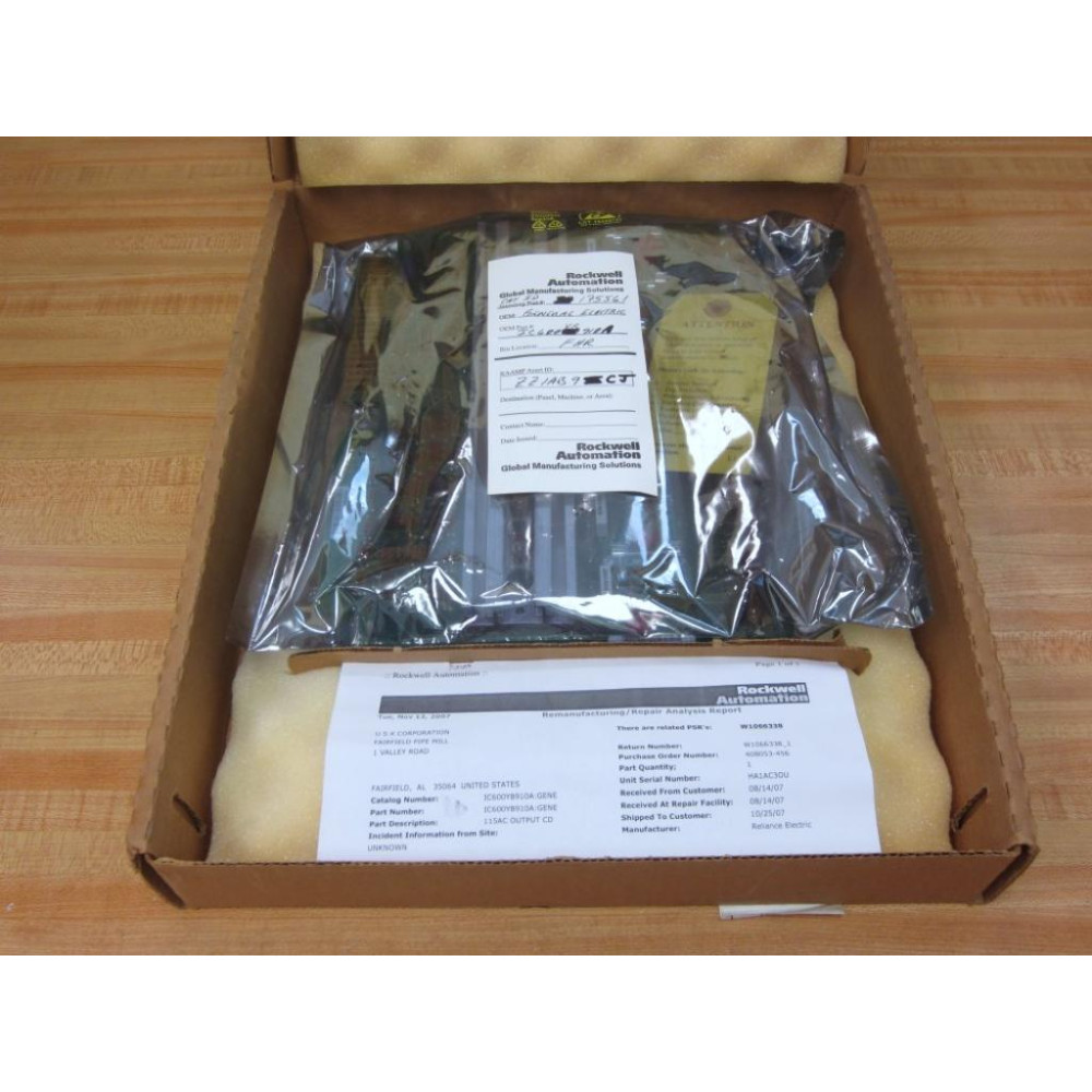 GEFanuc IC600BF910K Output Board W1066338 - Refurbished