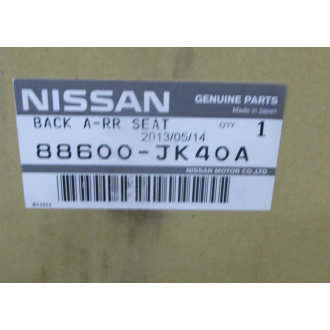 Nissan 88600-JK40A Back A-RR Seat 88600JK40A