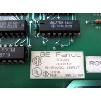 GEFanuc IC600BF831 Input Board IC600BF831K - Refurbished