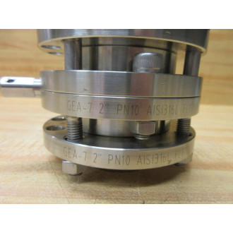GEA GEA-7 2" PN10 AISI316L FC1700939 Butterfly Valve - New No Box