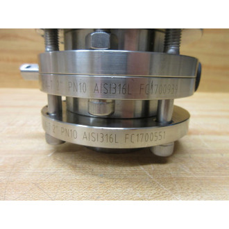 GEA GEA-7 2" PN10 AISI316L FC1700939 Butterfly Valve - New No Box