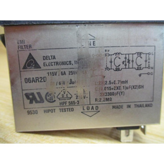 Delta Electronics 06AR2D Power Entry Module - Used