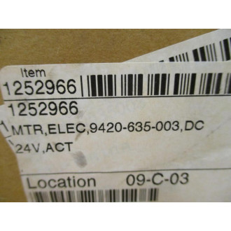 Danaher 9420-635-003 Motor Assembly 9420635003