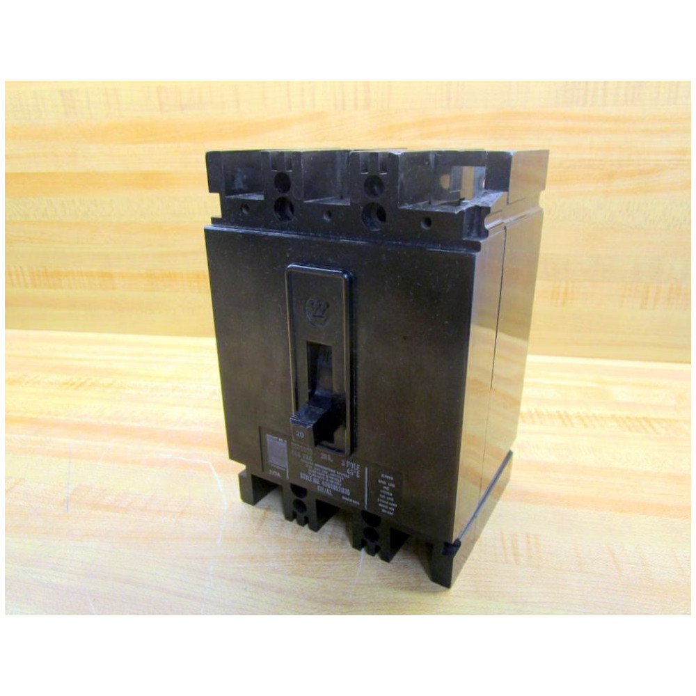 Westinghouse EHB3020 Circuit Breaker Cracked Housing - Used