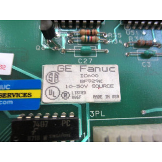 GE Fanuc IC600BF929K Output Board IC600BF929 RMA No. 200932251 - Refurbished