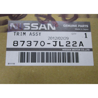 Nissan 87370-JL22A Trim Assy. 87370JL22A