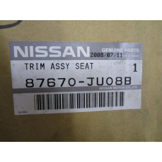 Nissan 87670-JU08B Trim Assembly Seat 87670JU08B