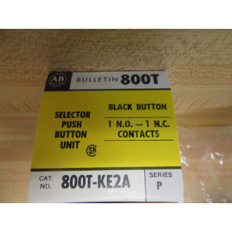 Allen Bradley 800T-KE2A Push Button 800TKE2A
