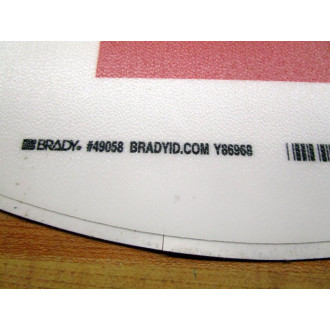 Brady 49058 Arrow Sign 121630 - New No Box