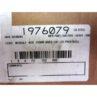 Siemens 6SE7090-0XX84-4HA0 Bus Adapter 6SE70900XX844HA0