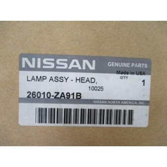 Nissan 26010-ZA91B Lamp Assembly-Head 26010ZA91B