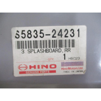 Hino S5835-24231 3 Splashboard RR S583524231 - New No Box