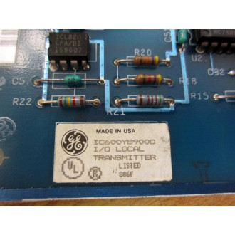 GEFanuc IC600YB900C Local IO Transmitter Card Non-Refundable - Parts Only