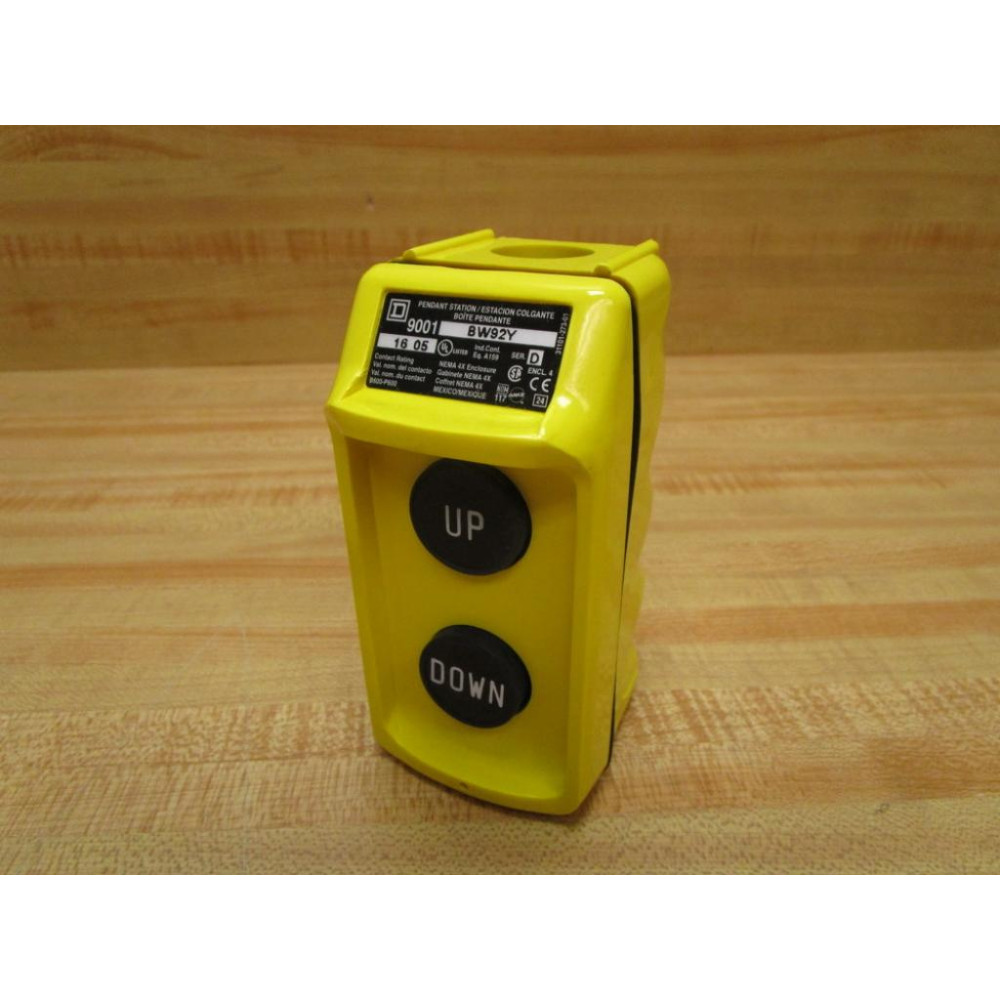 Square D 9001BW92Y Pendant Station - New No Box