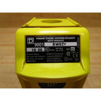 Square D 9001BW92Y Pendant Station - New No Box