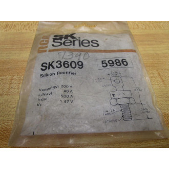 RCA SK 3609 Silicon Rectifier SK3609