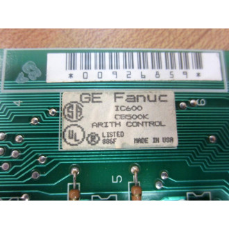 GEFanuc IC600CB500K Arithmetic Control Card - Used