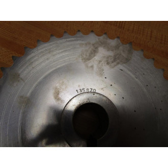 58 Z40 96 Double Sprocket WKeyway 135870 - New No Box