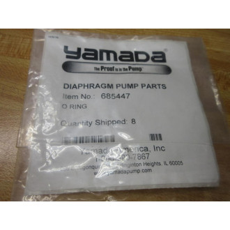 Yamada 685447 O-Ring, Diaphragm Pump Part (Pack of 8)