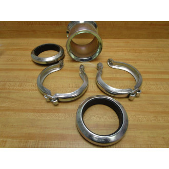 Eaton NH1600C350B0650 Flexmaster 4" Coupling NH1600 WO Bolts - New No Box
