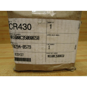 Eaton NH1600C350B0650 Flexmaster 4" Coupling NH1600 WO Bolts - New No Box