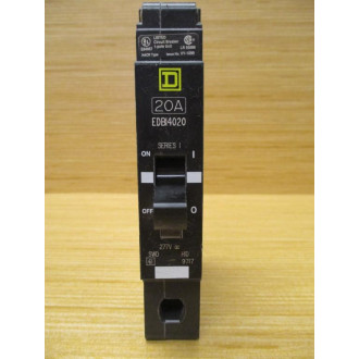 Square D EDBI4020 20A Circuit Breaker (Pack of 2) - Used
