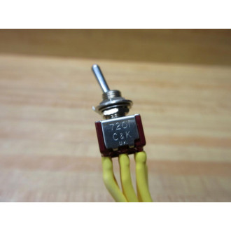 C & K 7201 Switch WWires (Pack of 3) - Used