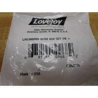 Lovejoy L-090 78 Coupling Insert 78" L090 Black