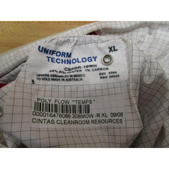 Uniform Technology CBPDR-10WH Cleanroom Boots 20BMOW-RXL - New No Box