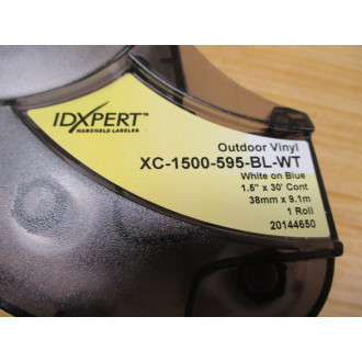 Brady XC-1500-595-BL-WT Idxpert Labeling Cartridge XC1500595BLWT