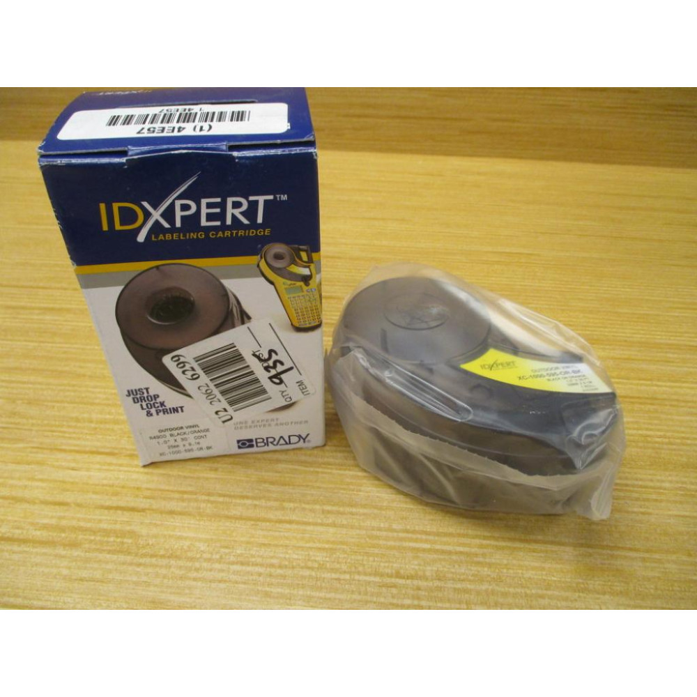 Brady XC-1000-595-OR-BK Idxpert Labeling Cartridge XC1000595OPBK