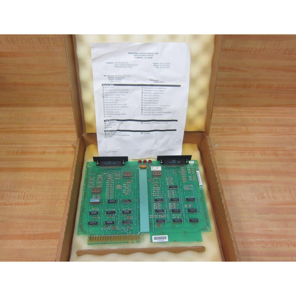 General Electric IC600BF800K IO RCVR Module PO No. 205674 - Refurbished