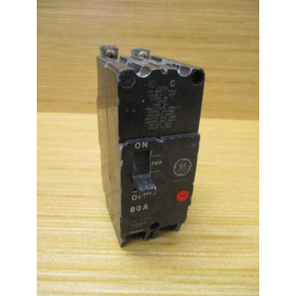 General Electric TEY280A 80A Circuit Breaker GE - Used