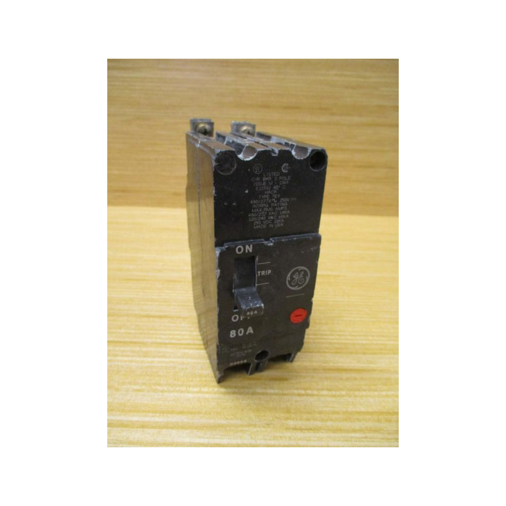 General Electric TEY280A 80A Circuit Breaker GE - Used