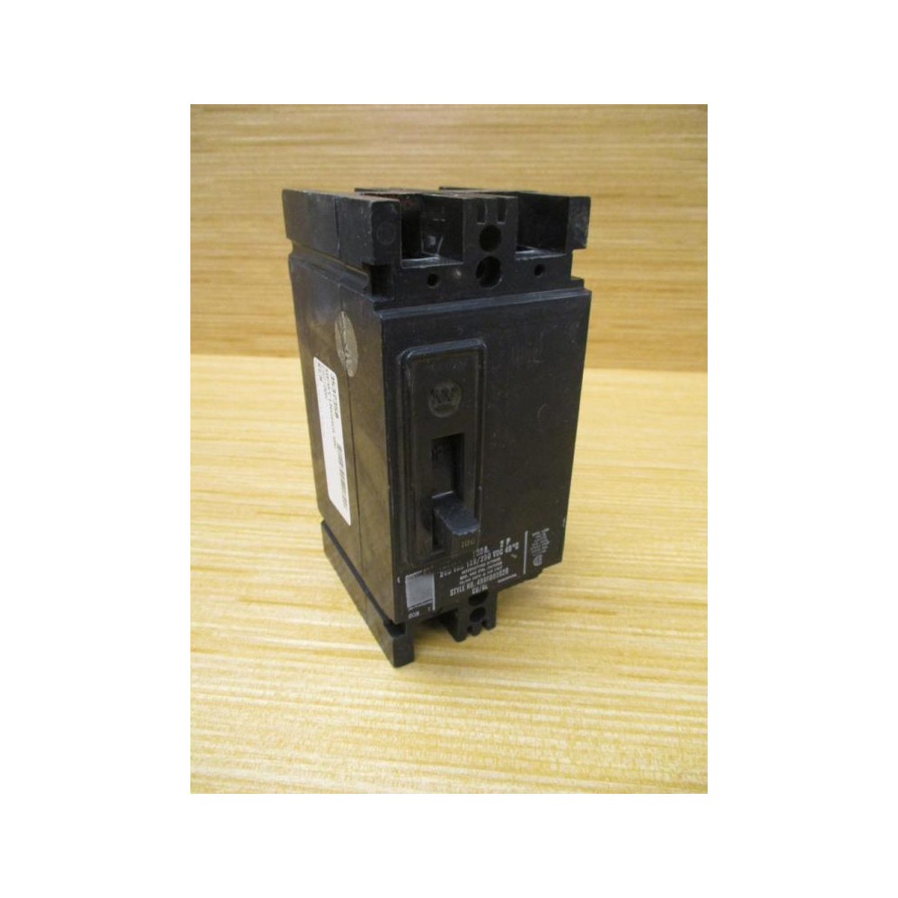 Westinghouse EB2100N 100A Circuit Breaker Cracked - Used