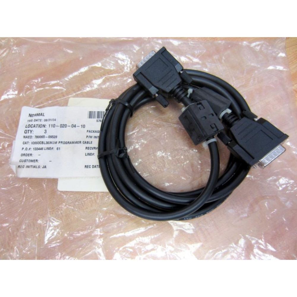 GEFanuc IC693CBL303 HHP & Converter Cable - New No Box