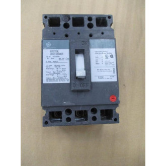 General Electric TED134080 80A Industrial Circuit Breaker GE - Used
