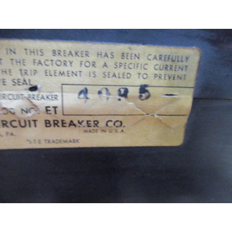 ITE ET4035 50A Circuit Breaker - Used
