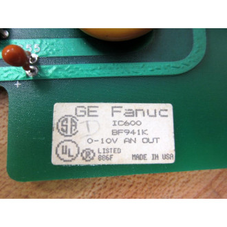GEFanuc IC600BF941K Output Card 44A717106-009 - Used