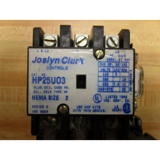 Joslyn Clark HP25U03 Magnetic Starter - Used